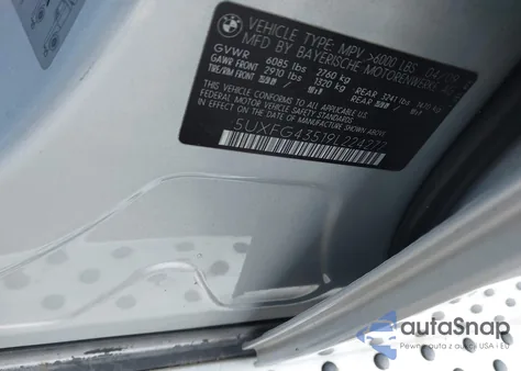 2009 BMW X6 xDrive35I z USA, uszkodzony, nr VIN 5UXFG43519L224277